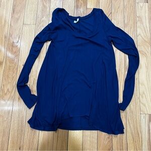 Free People Blue tunic